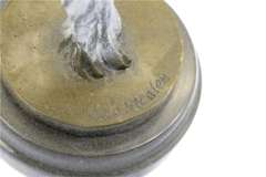 Nude Girl Leaping in Air Bronze Sculpture