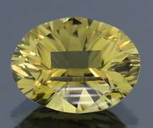Fashion cut 5.66ct concave cut square table Citrine