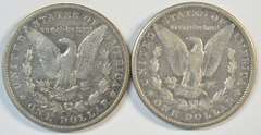 Much scarcer 1901-S & 1904-S Morgan Silver Dollars. Nice