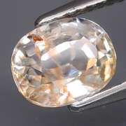 Glittering 2.35ct diamond luster white Zircon