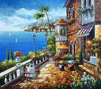 EXCEPTIONALLY BEAUTIFUL PAINTING ON CANVAS