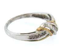 Great 10kt Two-tone Gold Diamond Band