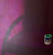 Bold Purple Abstract Still Life
