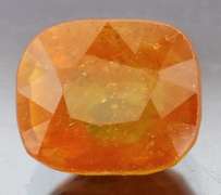 Very rich 6.39ct saffron yellow Sapphire