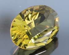 Fashion cut 5.08ct concave cut square table Citrine
