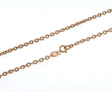Nice Rose Gold Round Link Chain Necklace