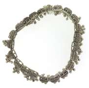 Set of 2 Sterling Silver Indian Anklet