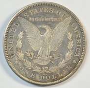 Upper end 1878-CC Morgan Silver Dollar. Scarce
