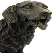 Golden Retriever Bronze Sculpture