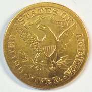 1881-P US $5 Liberty Gold Piece. Nice circ