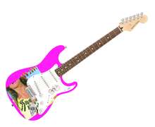 Jon Bon Jovi Autographed Signed Custom Photo Graphics Guitar ACOA