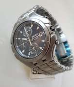 Seiko Men's Titanium Alarm Chronograph Watch New with Tag