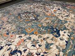 MAGNIFICENT VINTAGE REPRO DESIGN RUG 8x11