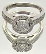 LADIES 14 KT DIAMOND BAND 1.00 CARAT TOTAL WEIGHT.