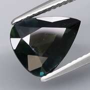 Heated only! Australian! 3.07ct midnight blue-green Sapphire