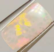 Ravishing 2.72ct patchwork patterned Jelly Opal