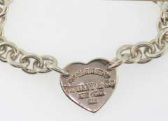 Sterling silver Tiffany & Co cable chain bracelet