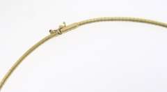 Gorgeous Yellow Gold Omega Necklace
