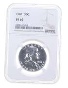 PF69 1961 Franklin Half Dollar - Graded NGC