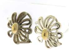 Tiffany & Co 2 Tone Daisey Stud Earrings