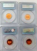 4 U.S. Graded Pennies