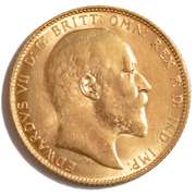 1910 Unc Edward VII British Sovereign