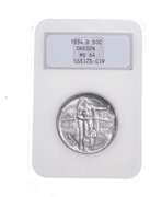 MS64 1934-D Oregon Trail Memorial Commemorative Half Dollar - NGC