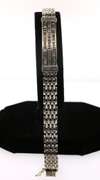 Amazing 14kt White Gold Bracelet with Baguette Diamonds