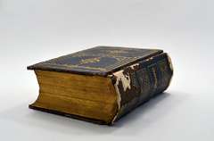 19th Century German New Hymnal Book for the Evangelical Lutheran Church With Songs From 1400 To 1850