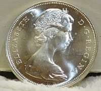 1967 Unc. Canada Silver (800) Dollar, brilliant, flashy, sharp Anniversary Commemorative