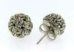 John Hardy Sterling Silver Classic Chain Stud Earrings