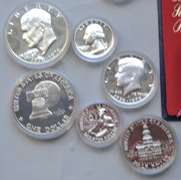 4 1976 3 Piece Bicentennial Silver Proof Sets