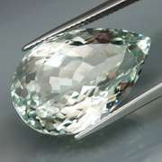 Pristine 27.49ct UNTREATED diamond white Topaz