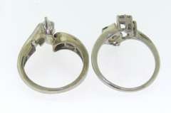 Brilliant White Gold Marquise Diamond Ring Set