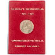 Americas Bicentennial Gold Medal