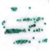 Fun 3.30ct Group of round Emerald Gemstones