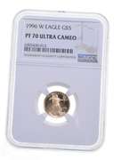 PF70 UCAM 1996-W $5 American Gold Eagle - Graded NGC