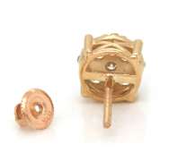 Special Diamond Yellow Gold Earrings