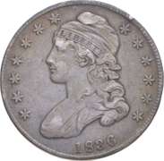 1836 Capped Bust Half Dollar - O-112