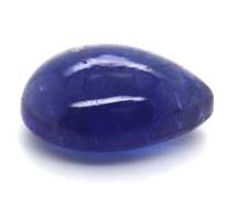 Glorious 17.89ct Pear Shaped Tanzanite Cabochon Stone