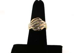 Great Baguette Diamond Band Ring in 14kt Yellow Gold