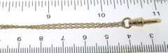 Amazing Yellow Gold Pocket Watch Chain w Sliding Adjustment