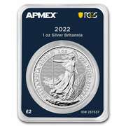 2021 Britannia 1oz .999 Silver APMEX Mint Direct First Strike