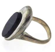 Sterling Silver Blue Stone Ring