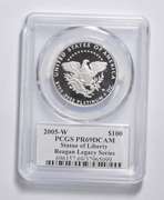 PR69DCAM 2005-W $100 Statue Of Liberty 1 Oz .999 Fine Platinum - PCGS