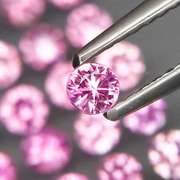 Rare heated only 3.05ct pink Sapphire set