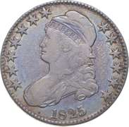 1825 Capped Bust Half Dollar - O-107