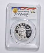 PR69DCAM 2005-W $100 Statue Of Liberty 1 Oz .999 Fine Platinum - PCGS