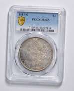 MS65 1881-S Morgan Silver Dollar - Graded PCGS