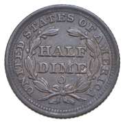 1856-O Seated Liberty Half Dime